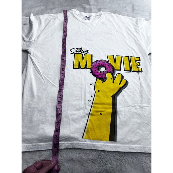 The Simpsons Movie Gildan XL T-Shirt White Heavy Cotton - Picture 5 of 5